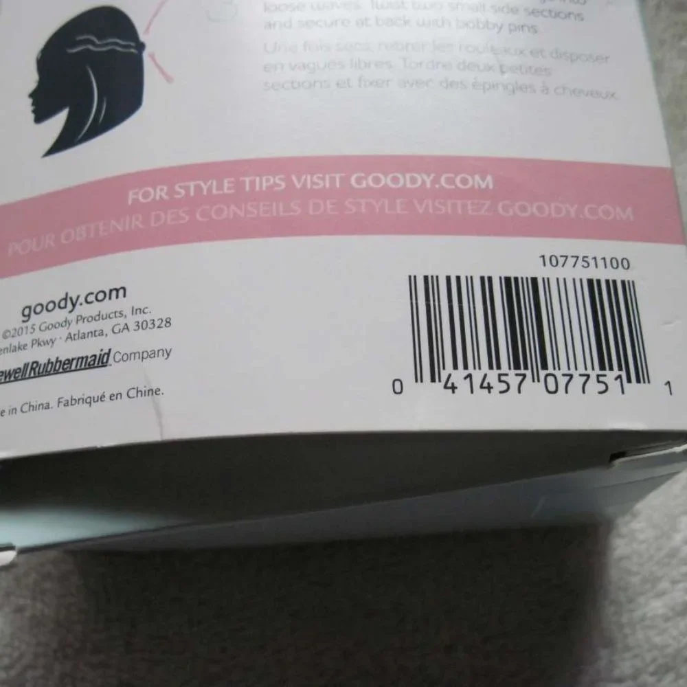 Goody Simple Styles Beach Wave Kit 6 Hook Loop Rollers Versi Comb 10 Bobby Pins